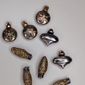 Origami Owl Gold and Silver Holiday Charms